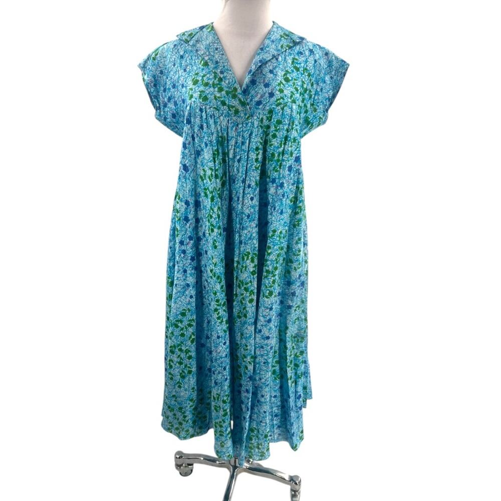VINTAGE E. Zamorano Costura Madrid midi kaftan dress